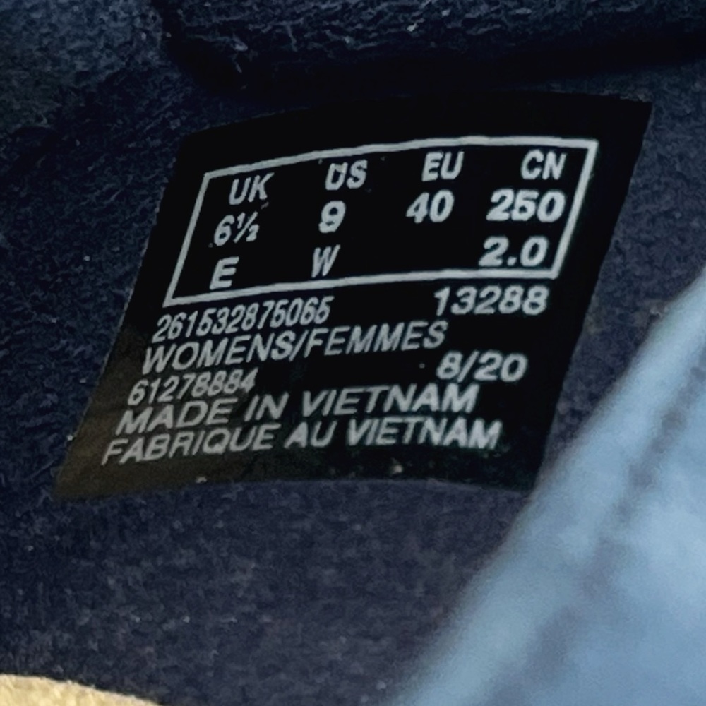 Clarks Women's Navy Blue Flats - Picture 8 of 8